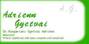 adrienn gyetvai business card